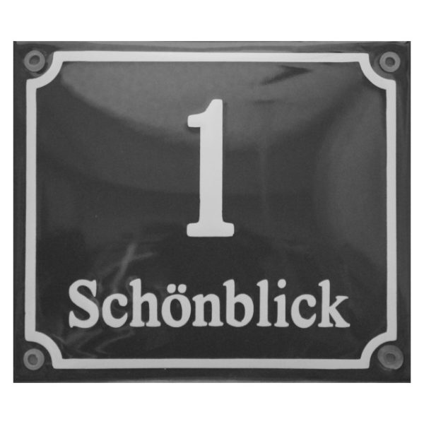 Emaille-Hausnnummer-mit-Name-14x12cm.
